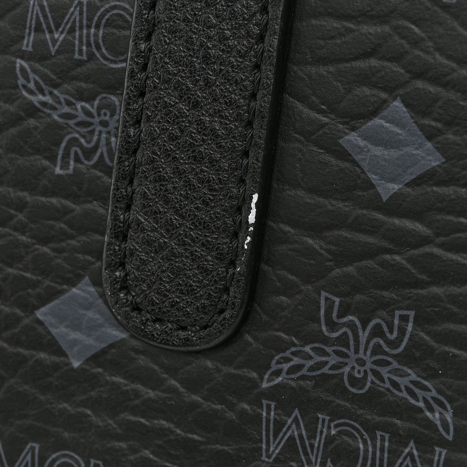 MCM Visetos Large Liz Reversible Shopper Tote Black 14 of 16