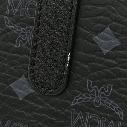 MCM Visetos Large Liz Reversible Shopper Tote Black 14 of 16