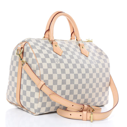 Louis Vuitton Damier Azur Speedy Bandouliere 30 3 of 12
