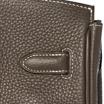 Hermes Togo Birkin 30 Etoupe 9 of 35