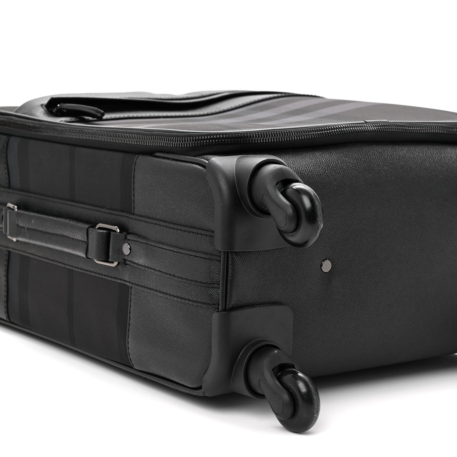 Burberry Smoked Check Carry-On Suitcase Black 7 of 10
