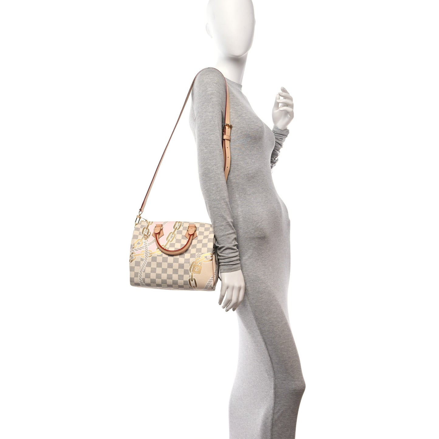 Damier Azur Nautical Speedy Bandouliere 25