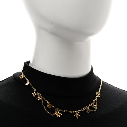 Louis Vuitton Metal Blooming Supple Necklace Gold 2 of 8