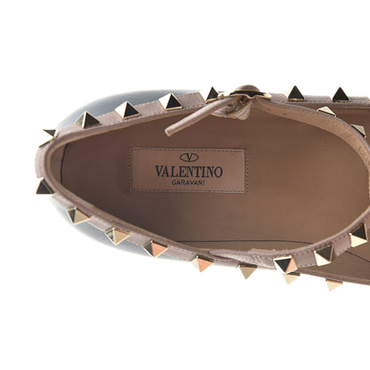 Valentino Garavani Nappa Rockstud Cage Ballerina Flats 39 Stone Poudre 7 of 10