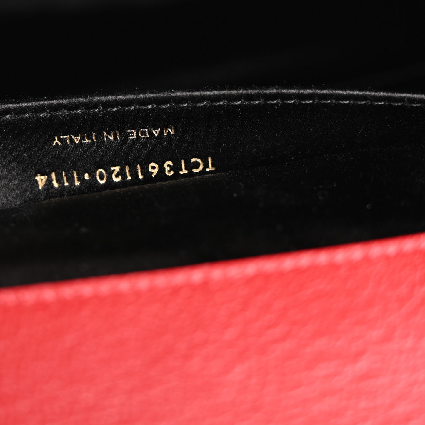 Calfskin Monogram Large Belle De Jour Clutch Red