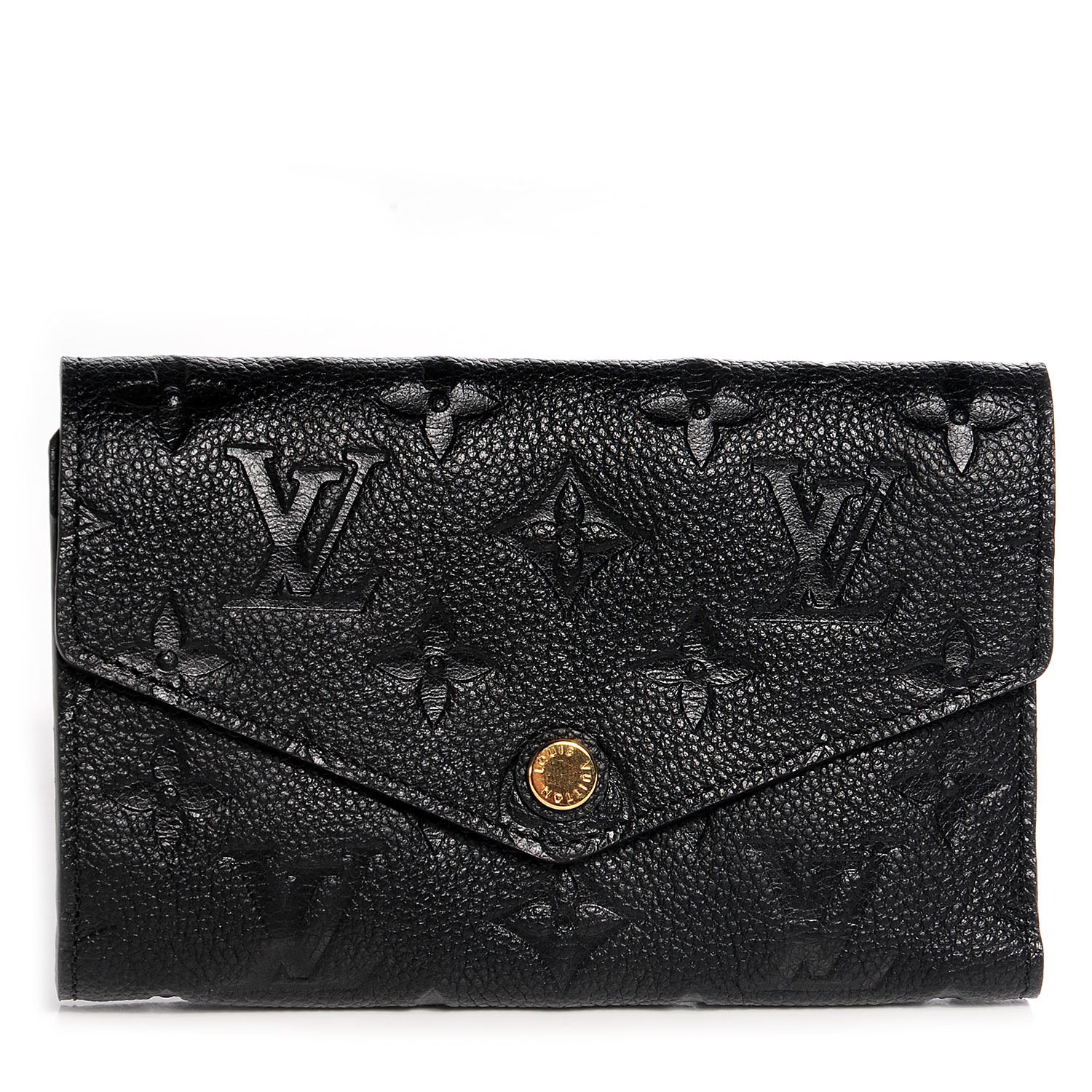 Louis Vuitton Empreinte Compact Curieuse Wallet Black 1 of 8