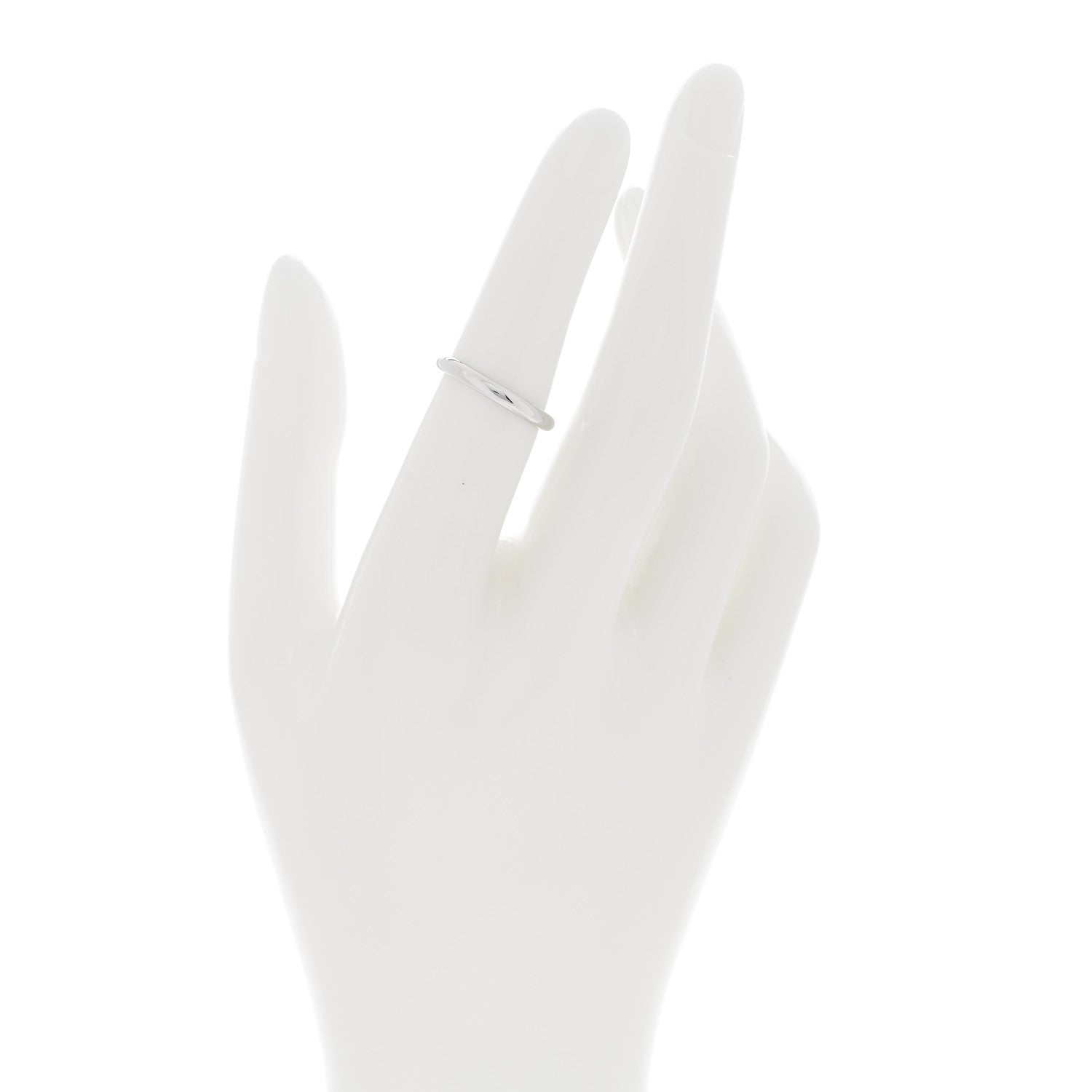 Cartier Platinum 2.5mm 1895 Wedding Band Ring 51 5.75 2 of 4