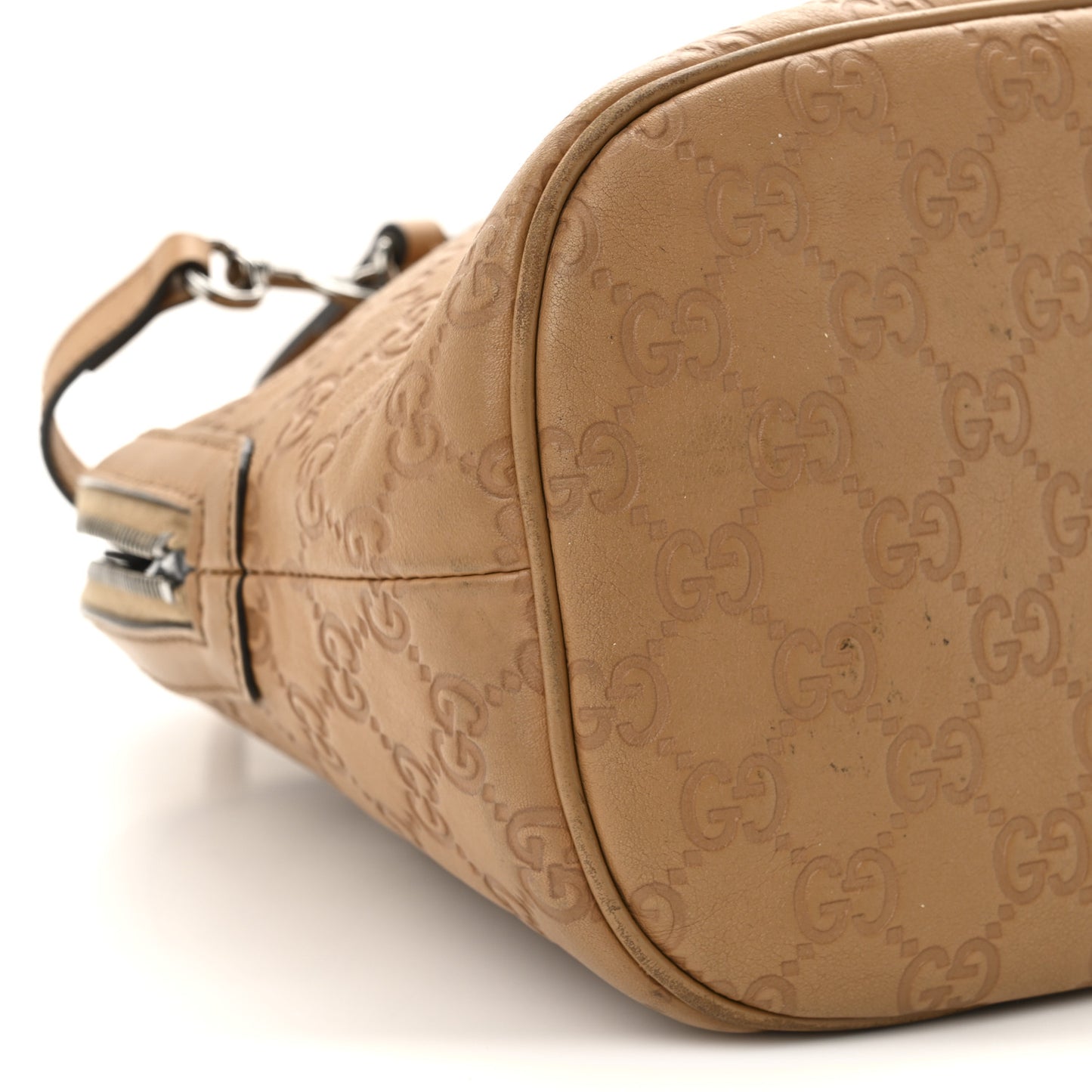 Guccissima Medium Dome Bag Beige