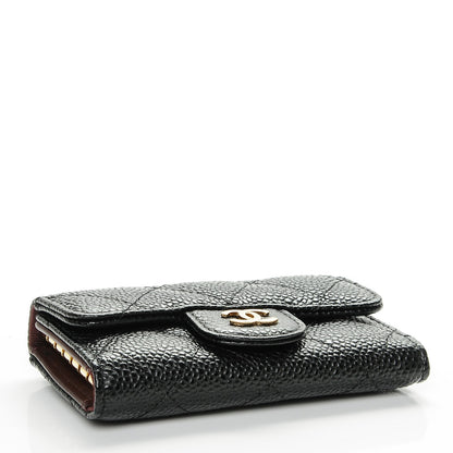 Chanel Caviar Quilted 6 Key Holder Black 4 of 8