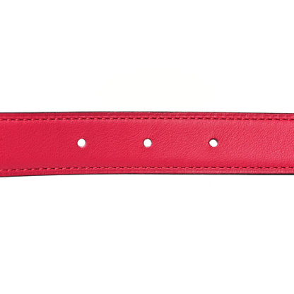 Hermes Swift Epsom 24mm Mini Constance H Belt 90 Rouge Tomate Rose Confetti 4 of 6