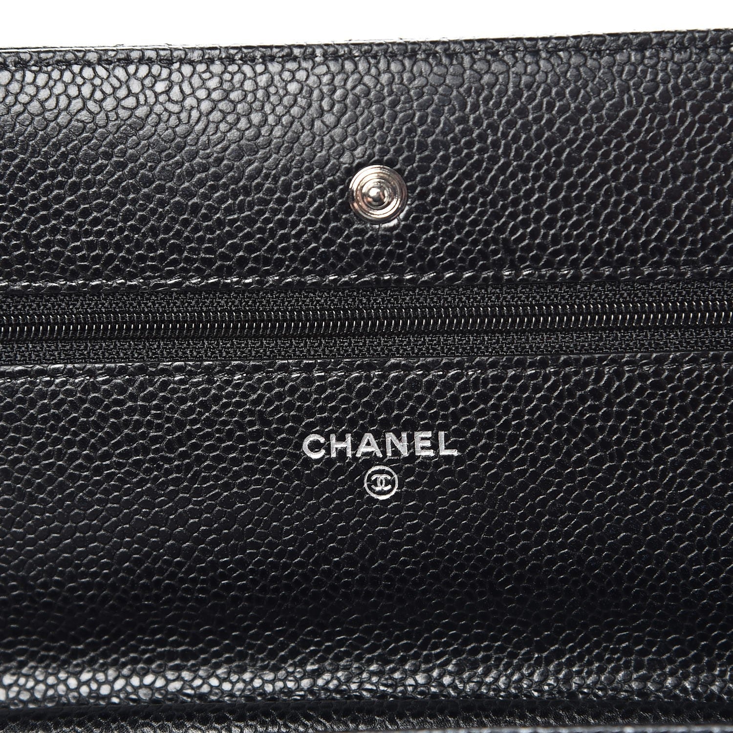 Chanel Caviar Quilted Wallet On Chain WOC Black 6 of 8