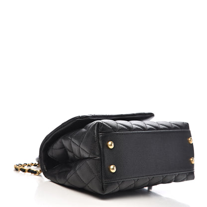 Chanel Caviar Quilted Mini Coco Handle Flap Black 4 of 11