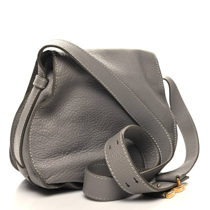 Chloe Calfskin Medium Marcie Round Crossbody Bag Cashmere Grey 3 of 10