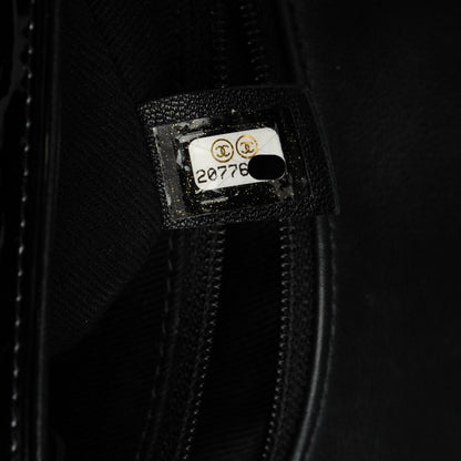 Chanel Patent Quilted Large Coco Shine Flap Black 8 of 8