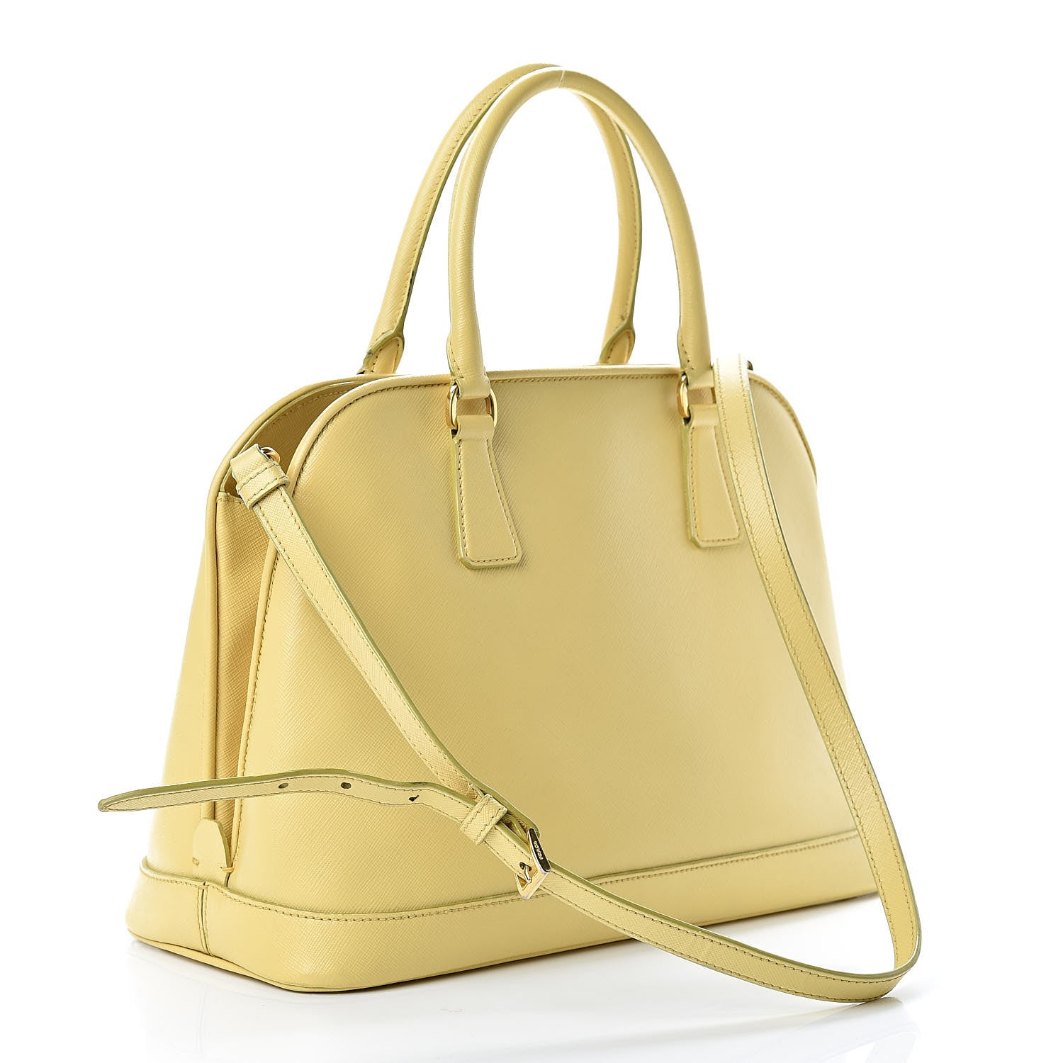Prada Saffiano Lux Large Open Promenade Tote Ginestra 3 of 23