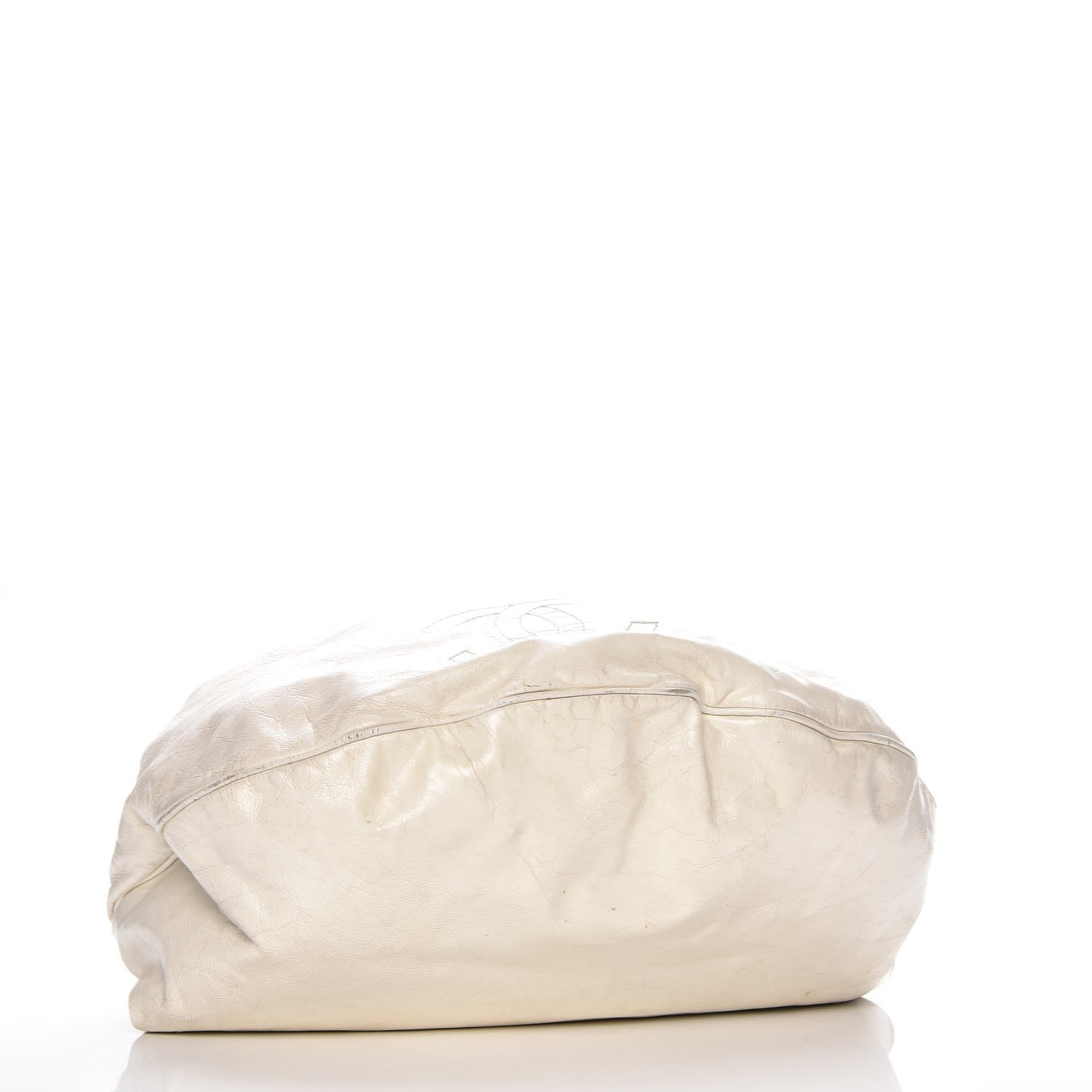 Chanel Lambskin Large Rock and Chain Hobo White 4 of 14