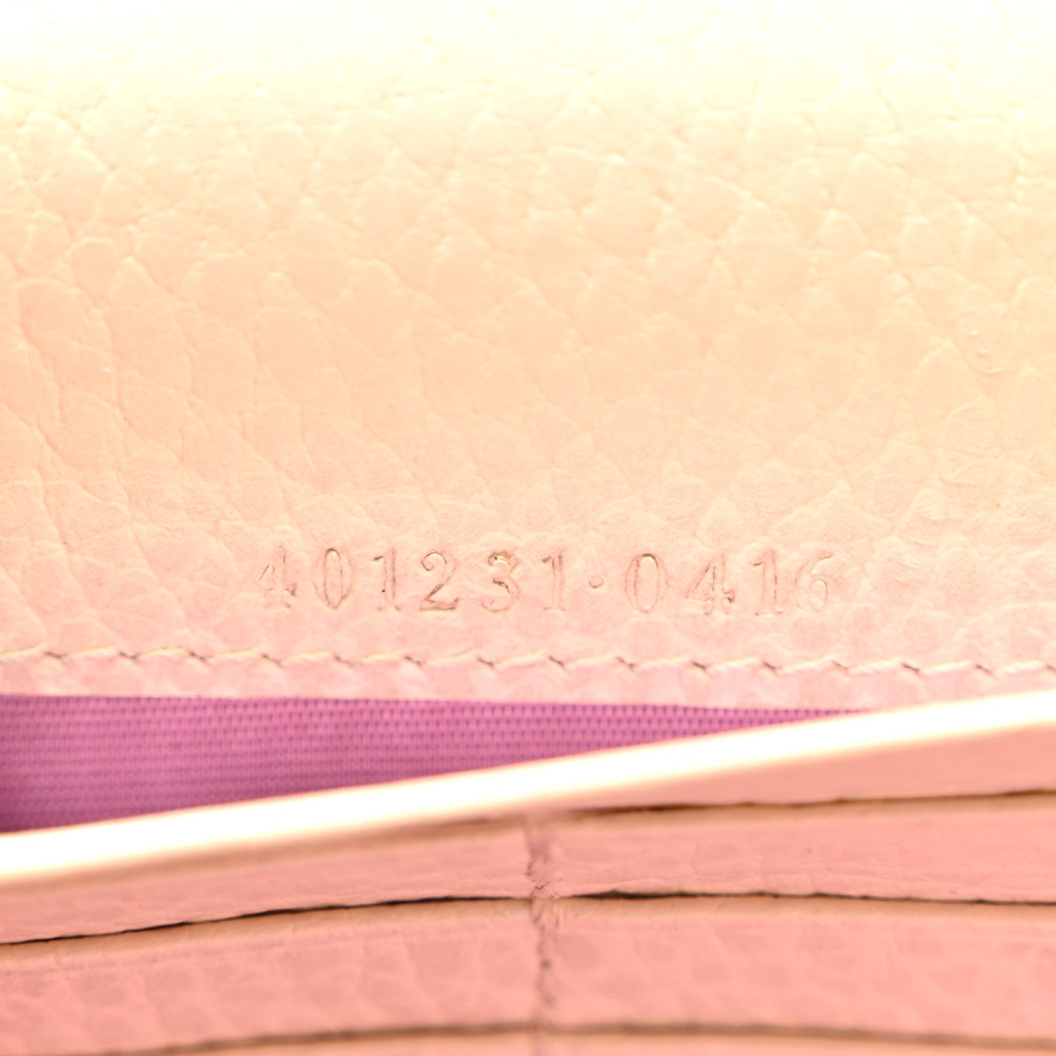 Gucci Dollar Calfskin Mini Dionysus Chain Wallet Mystic White 7 of 11