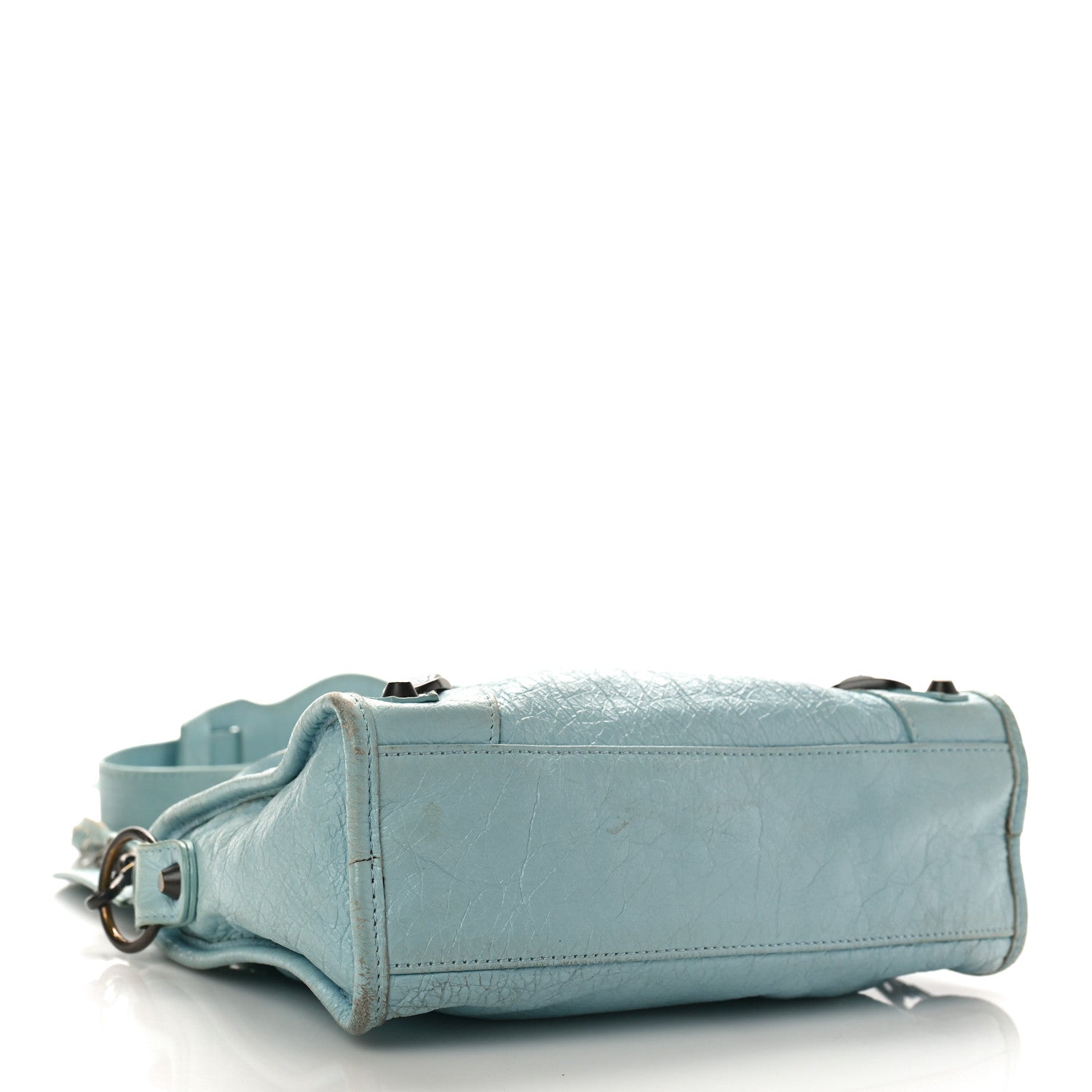 Balenciaga Agneau Classic Hardware Mini City Bleu Dragee 4 of 16
