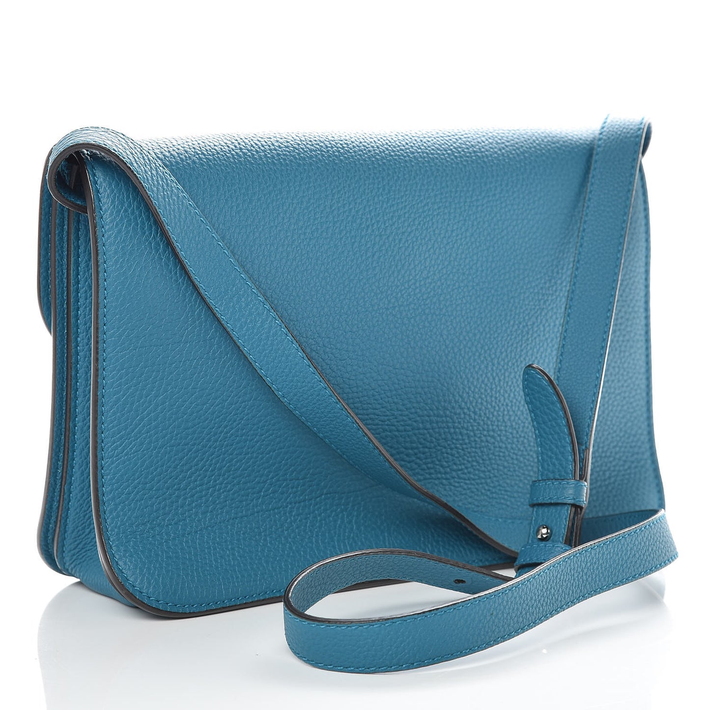 Soft Calfskin Small Jackie Shoulder Bag Blue