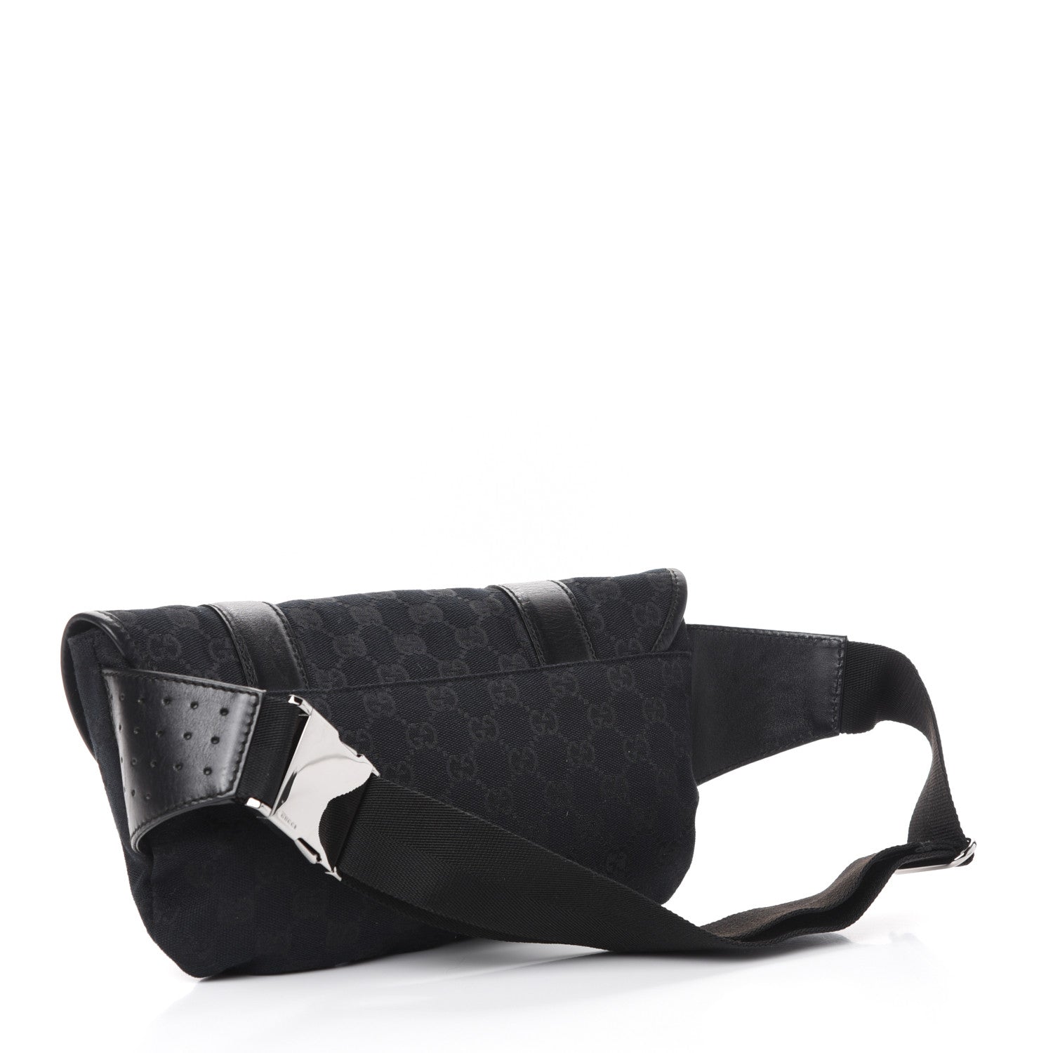 Gucci Monogram Waist Belt Bag Black 4 of 10