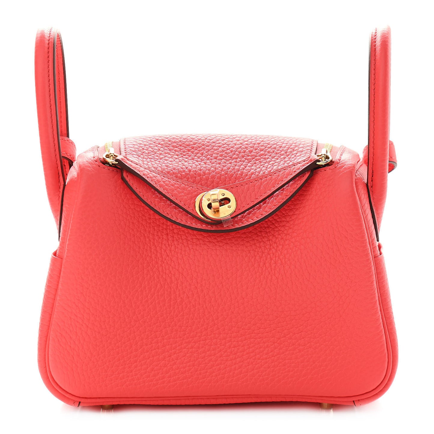 Taurillon Clemence Mini Lindy 20 Rose Texas