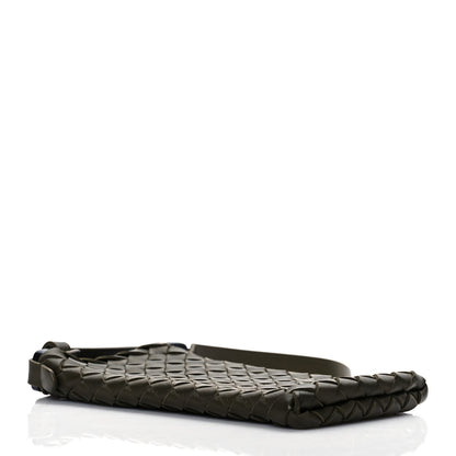 Bottega Veneta Nappa Intrecciato Crossbody Phone Holder Green 3 of 8