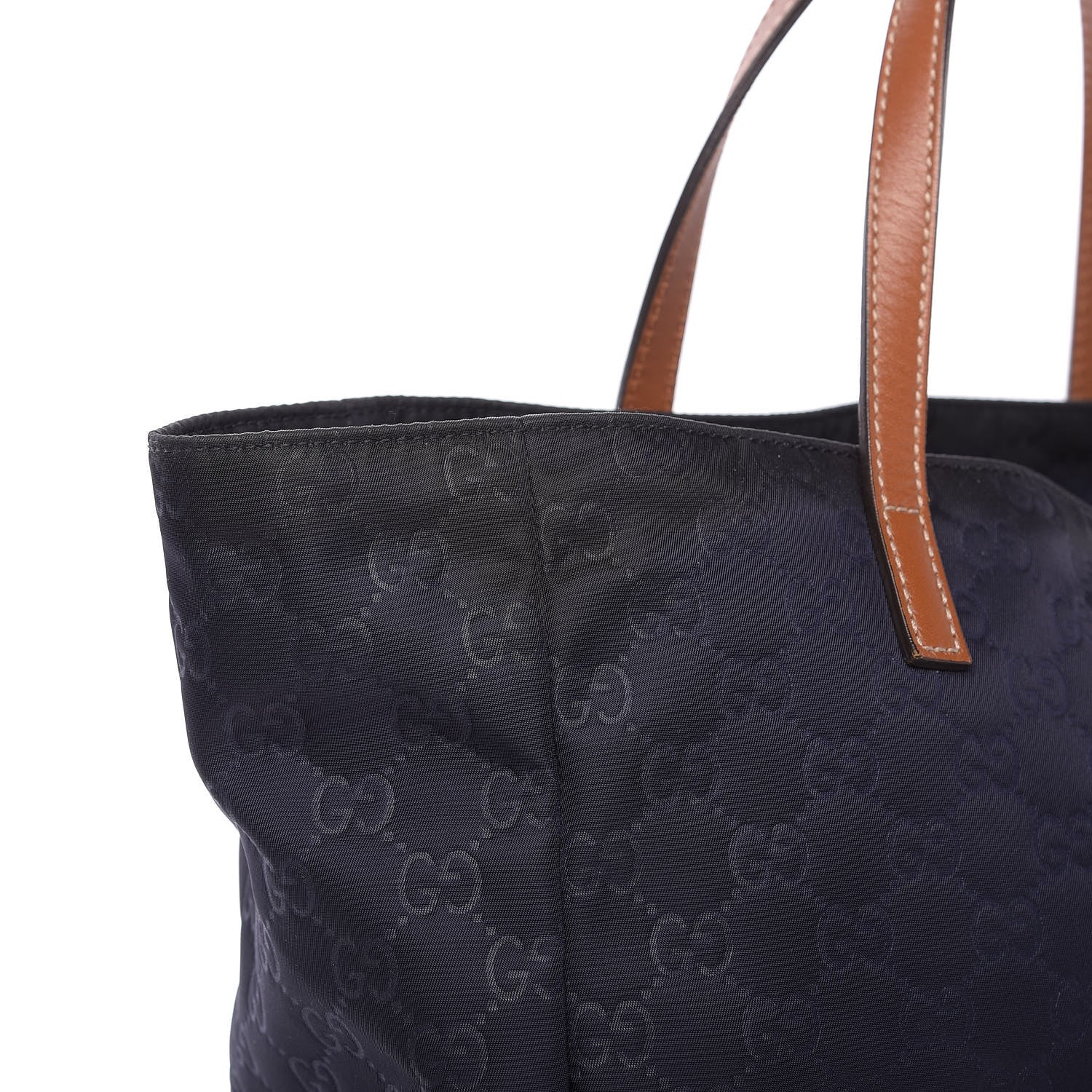Gucci Nylon Guccissima Medium Tote Navy 10 of 12