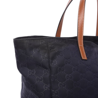 Gucci Nylon Guccissima Medium Tote Navy 10 of 12