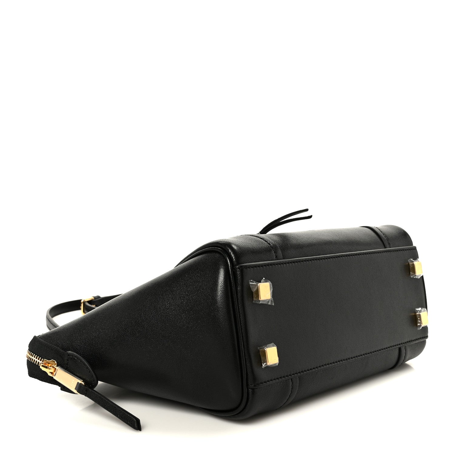 Celine Supple Shiny Lambskin Little New Luggage Black 4 of 10