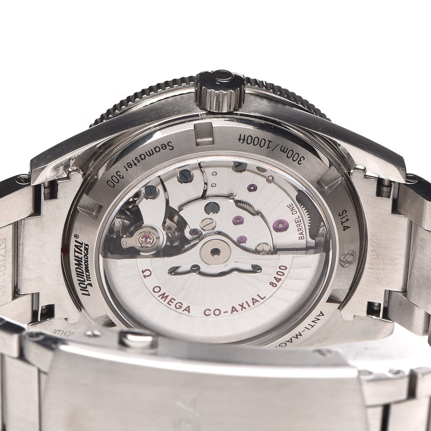 Omega Stainless Steel 41mm Seamaster 300 Master Co-Axial Chronometer Automatic Watch Black 233.30.41.21.01.001 5 of 6