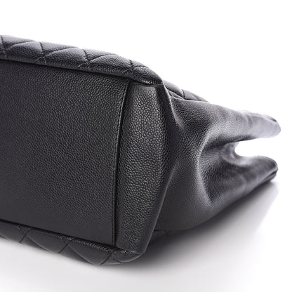 Chanel Caviar Quilted Grand Shopping Tote GST Black 9 of 9