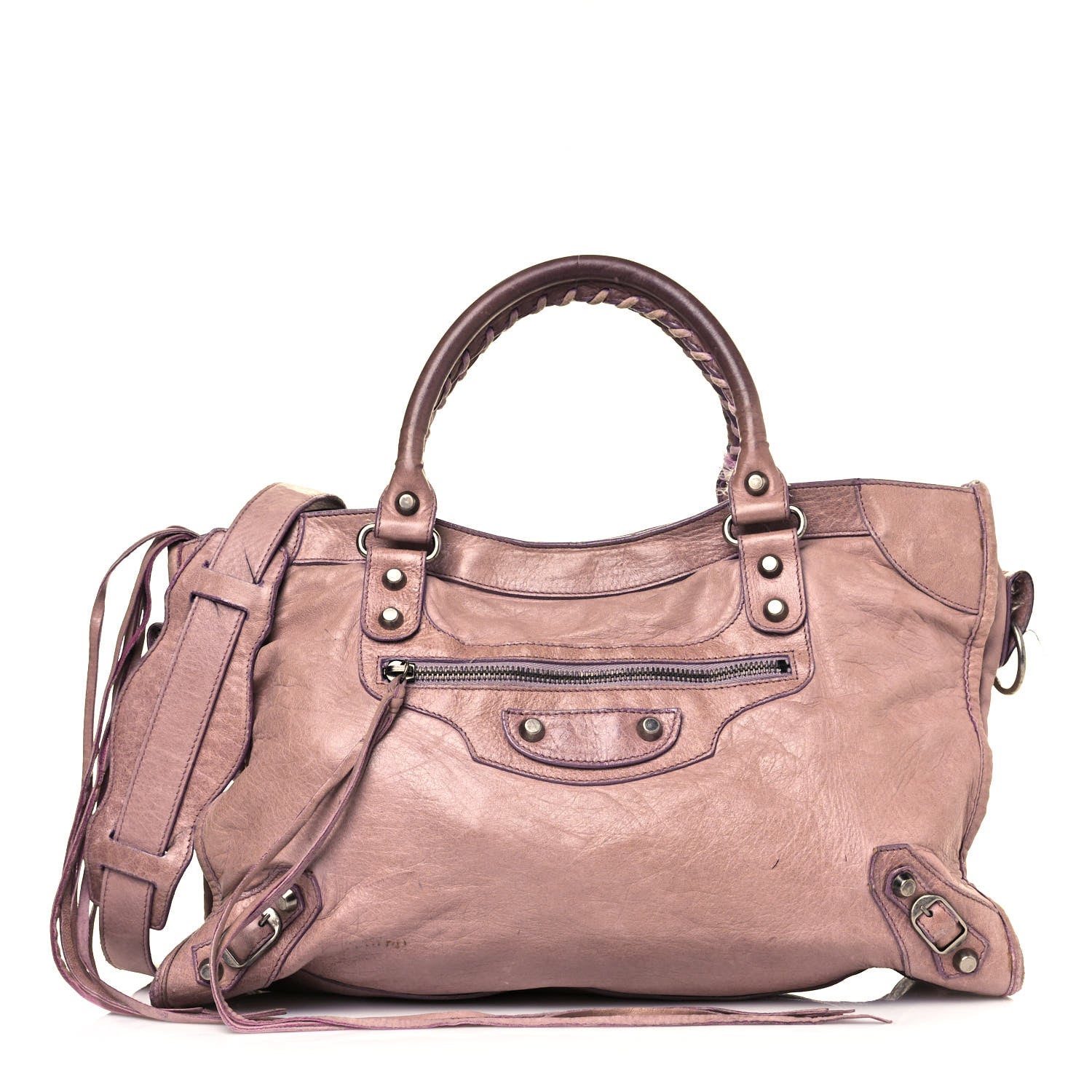 Balenciaga Agneau Classic Hardware City Lilac 1 of 15