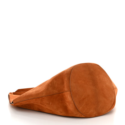 Khaite Suede Calfskin Medium Lotus Tote Caramel 5 of 10
