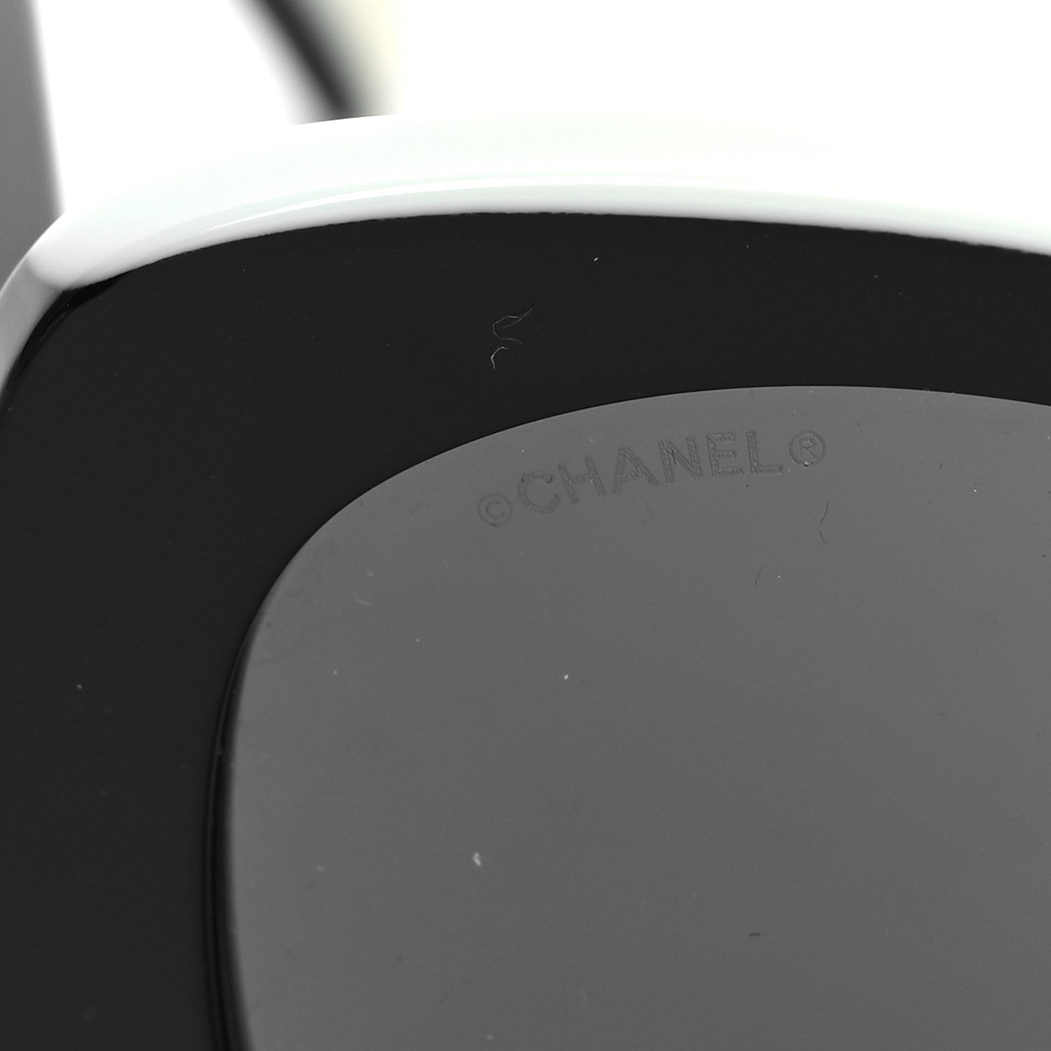 Chanel Acetate Sunglasses 71414 Black White 7 of 7