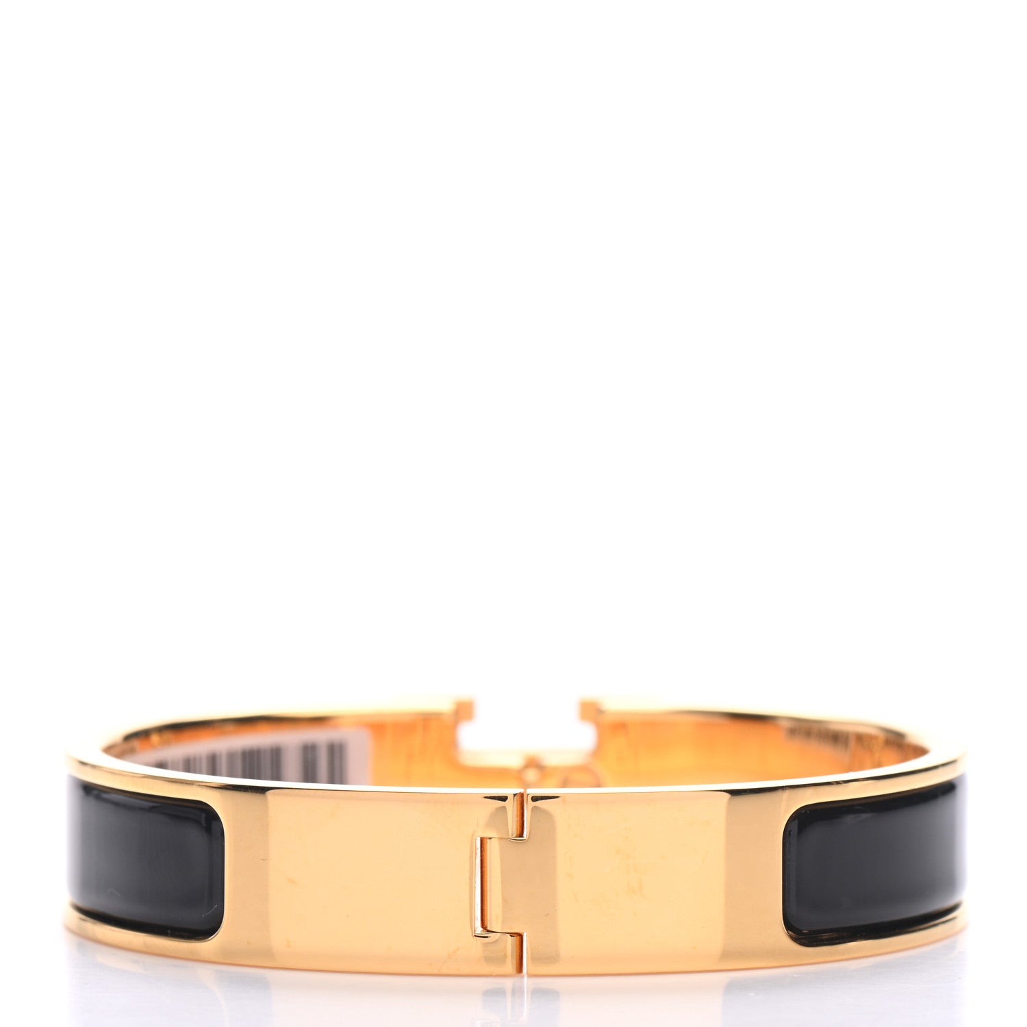 Hermes Enamel Narrow Clic Clac H Bracelet PM Black 3 of 5