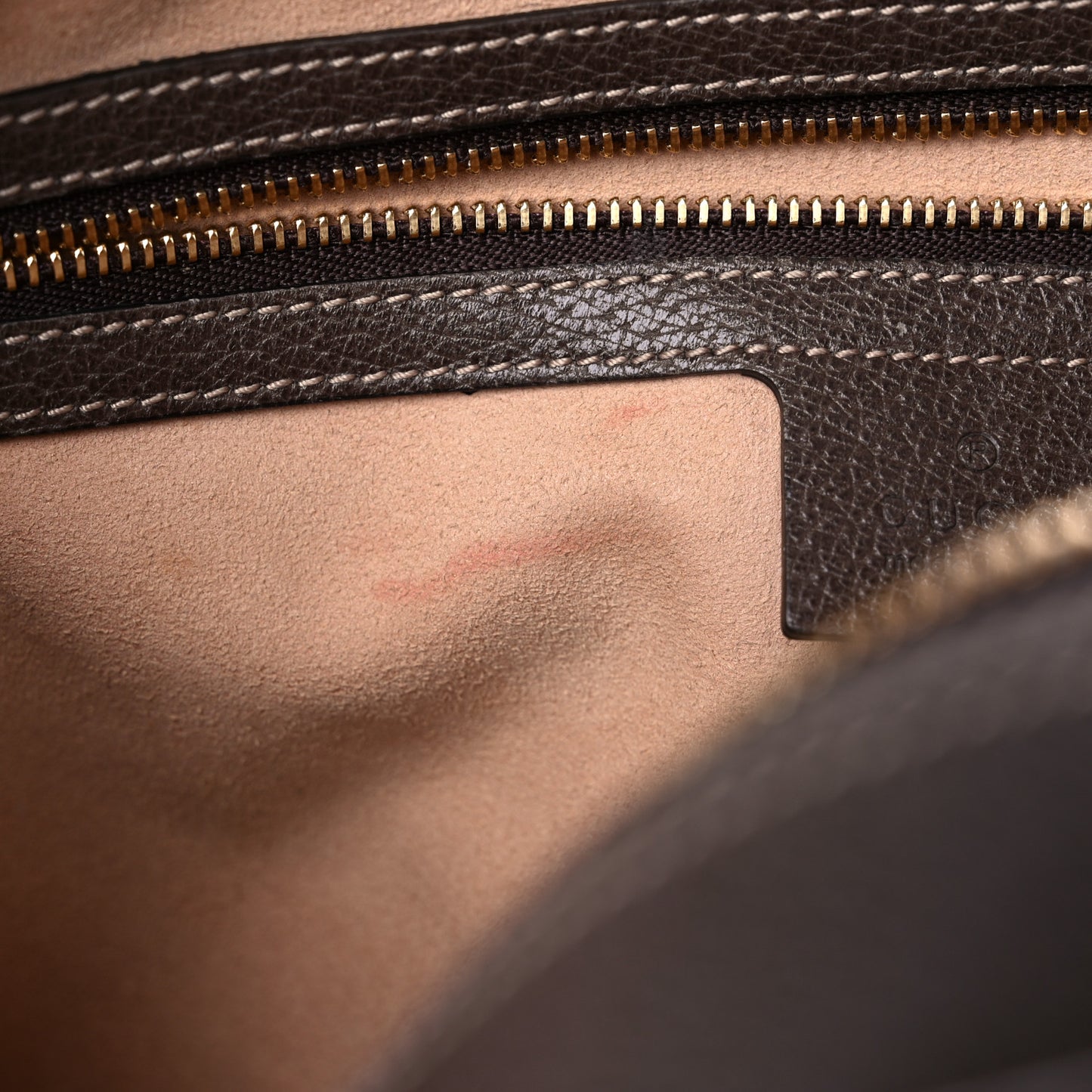 GG Supreme Monogram Web Small Ophidia Shoulder Bag Brown