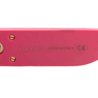 Gucci Acetate Round GG0101S Glitter Sunglasses Havana Pink 5 of 8