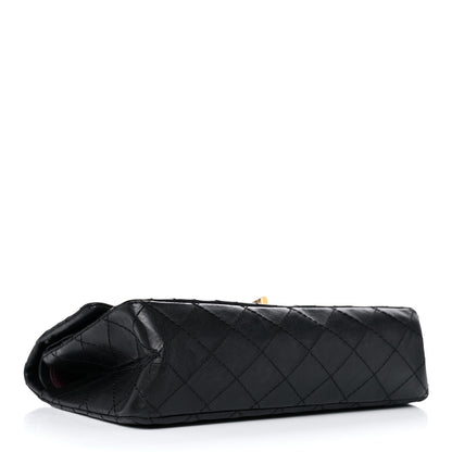 Chanel Aged Calfskin Quilted 2.55 Reissue 225 Flap Black 3 of 11