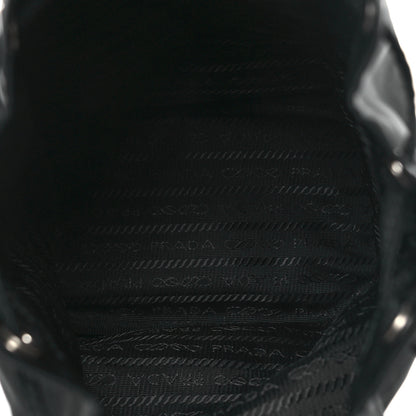 Prada Saffiano Tessuto Nylon Vela Bucket Wristlet Black 5 of 10