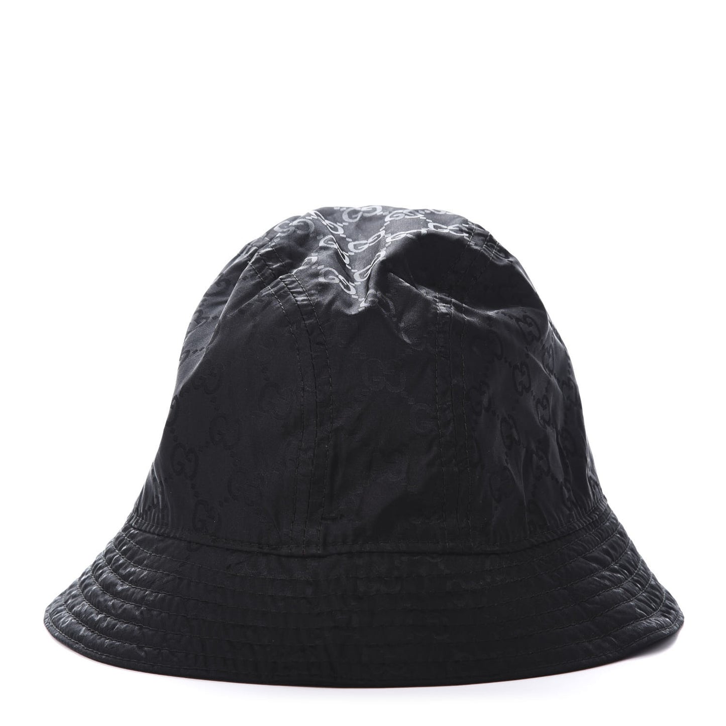 Nylon Monogram Bucket Hat L Black