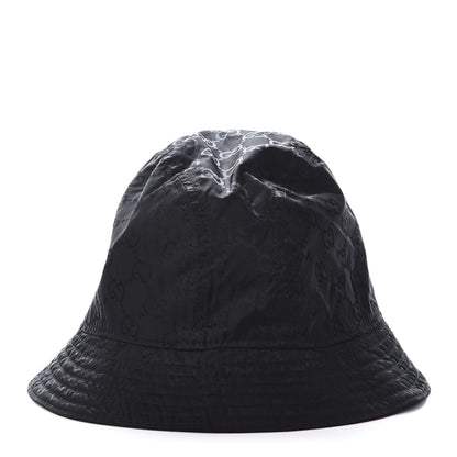 Gucci Nylon Monogram Bucket Hat L Black 1 of 5