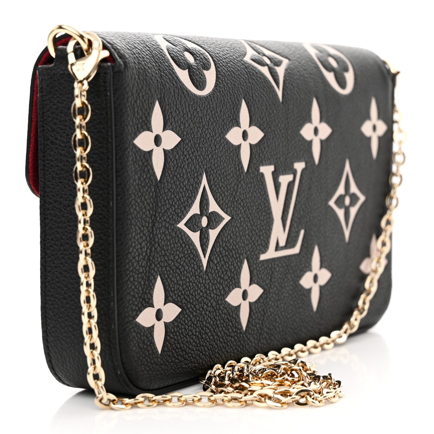 Empreinte Monogram Giant Felicie Pochette Black Beige