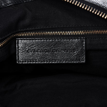 Balenciaga Agneau Giant 12 Rose Gold Hardware Weekender Black 5 of 13