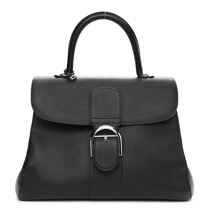 Delvaux Grained Calfskin GM Brillant Satchel Black 1 of 15