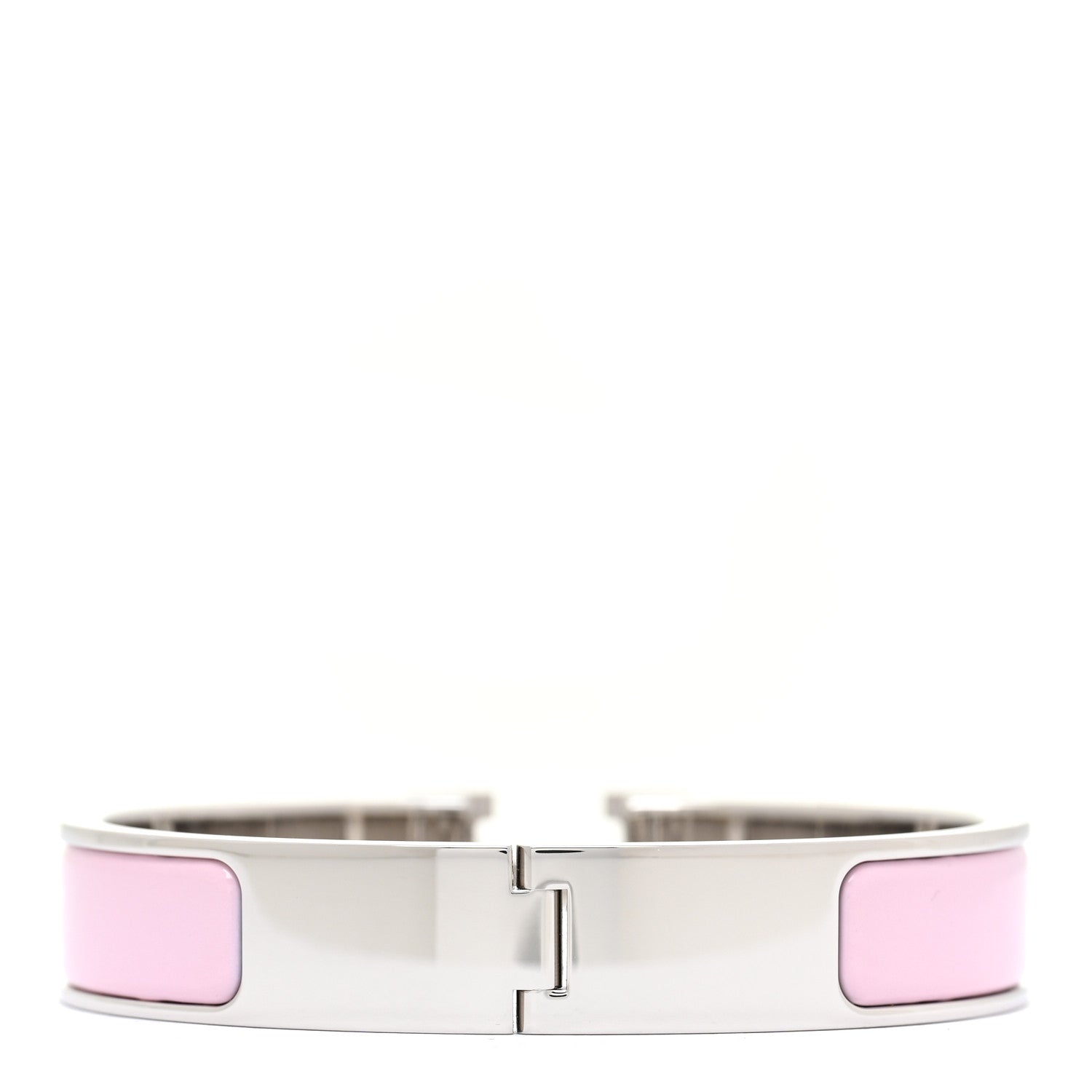 Hermes Enamel Narrow Clic Clac H Bracelet PM Sugar Pink 6 of 12