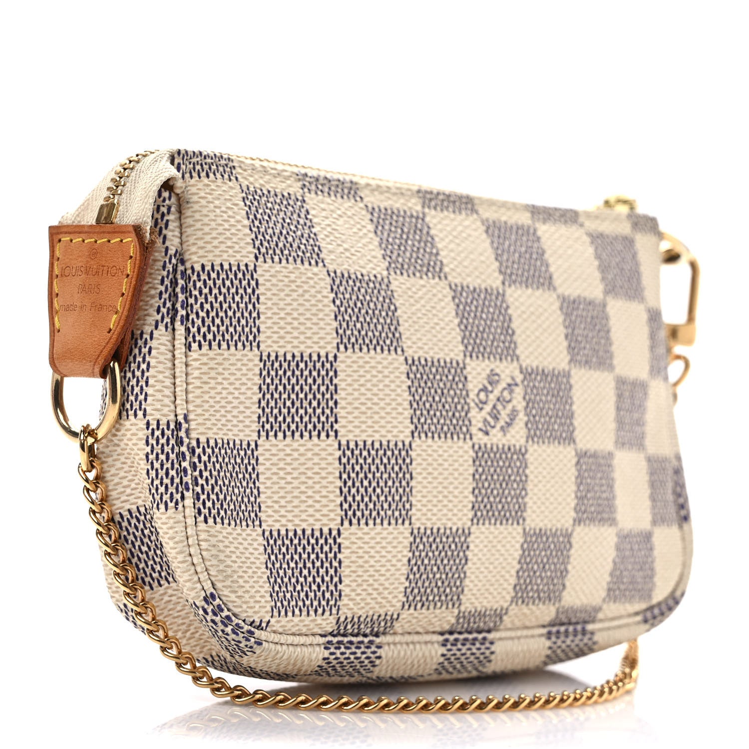 Louis Vuitton Damier Azur Mini Pochette Accessories 3 of 6