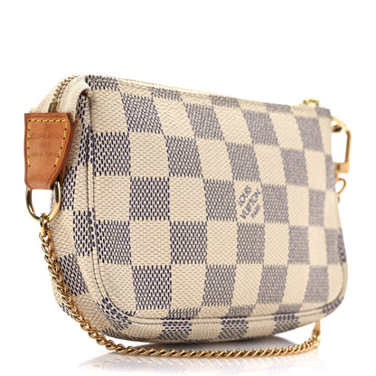 Louis Vuitton Damier Azur Mini Pochette Accessories 3 of 6