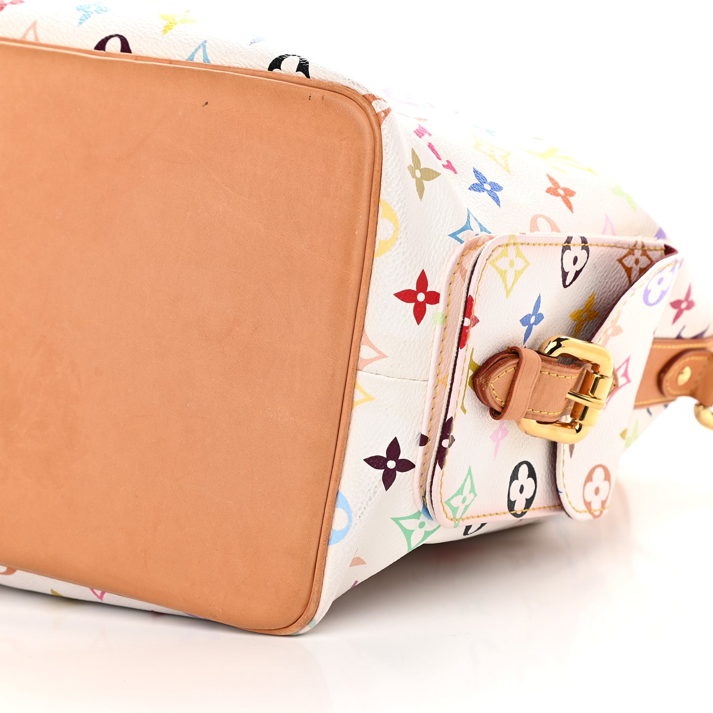 Monogram Multicolor Petit Noe White