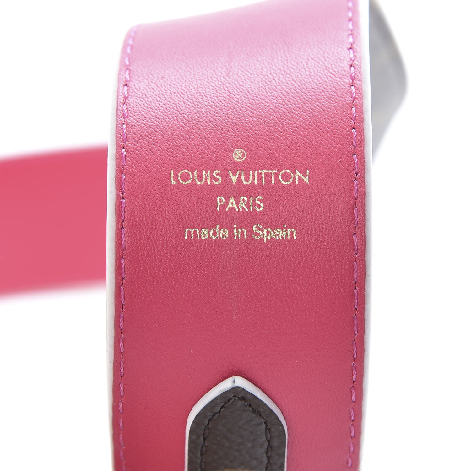 Louis Vuitton Monogram Bandouliere Shoulder Strap Hot Pink 3 of 5