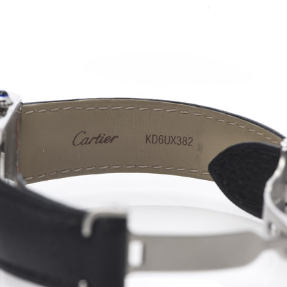 Cartier Stainless Steel Calfskin 24mm Tank Solo Quartz Watch 6 of 9